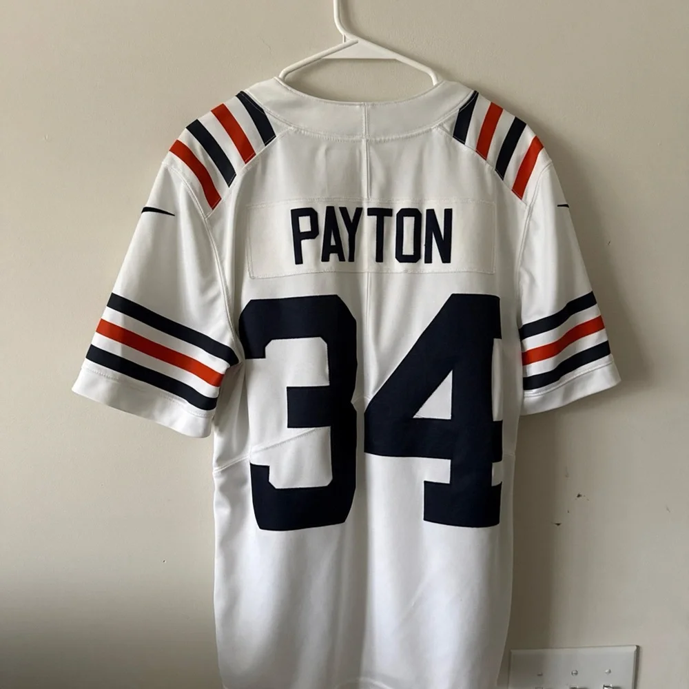Men’s Nike Walter Payton #34 Chicago Bears Vapor Lmtd 2nd Alt Jersey Sz S - RARE - Picture 7 of 7
